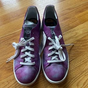 New Adidas Pharrell Williams Stan Smith HU Holi MC Mens Shoes Coral DA9612 Size8